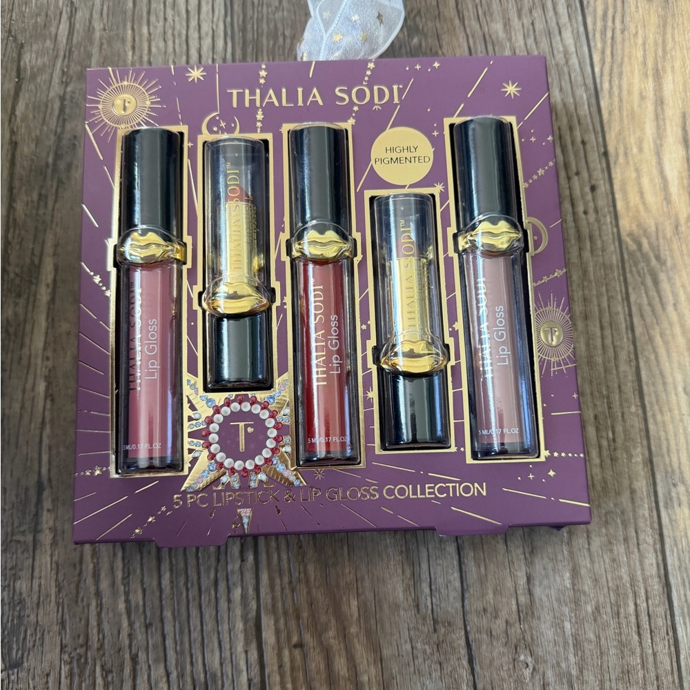 Thalia Sodi Lip Gloss Collection - Radiant Red and Gentle Pink